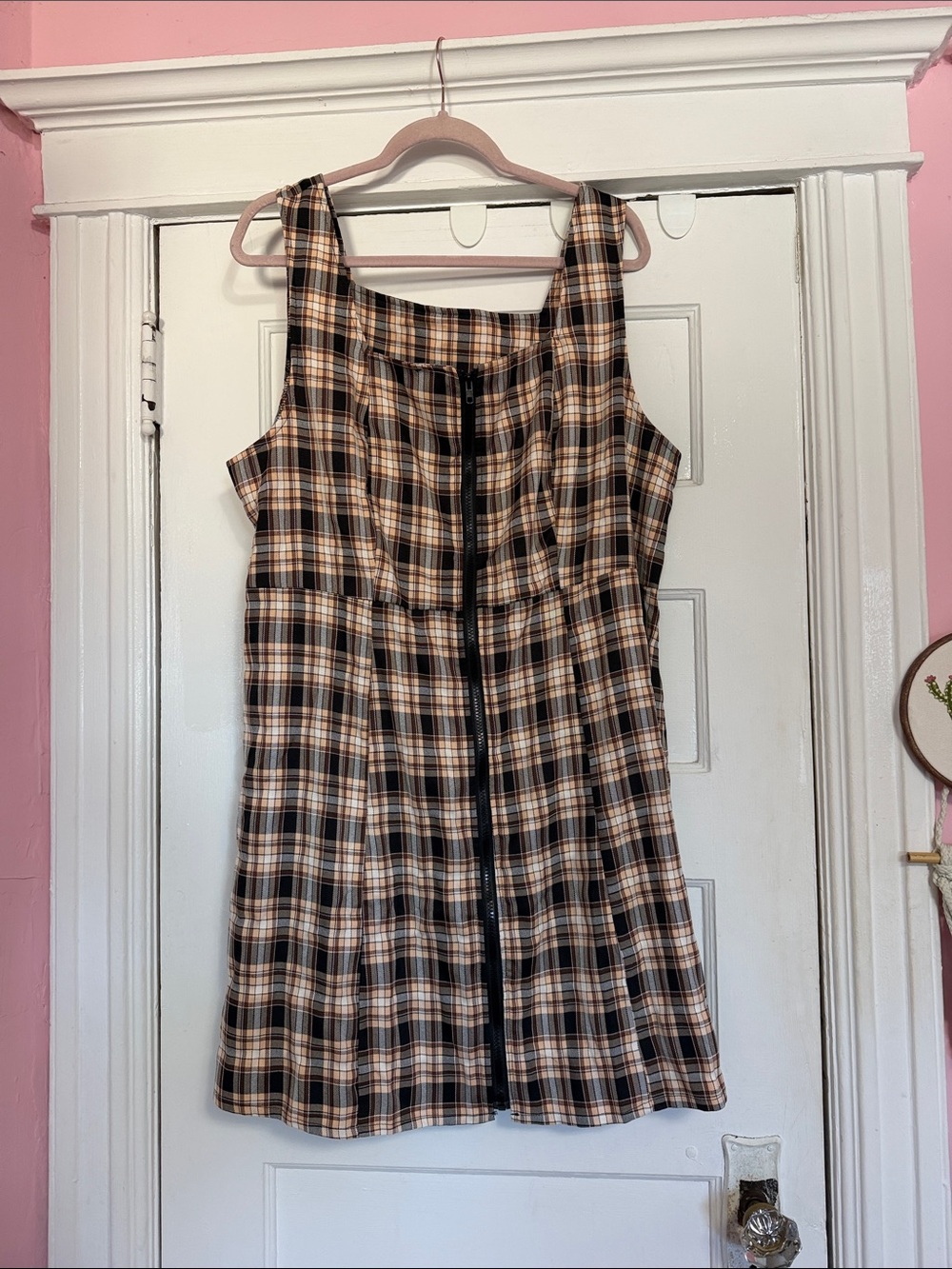 NWOT Plus Size Plaid Jumper